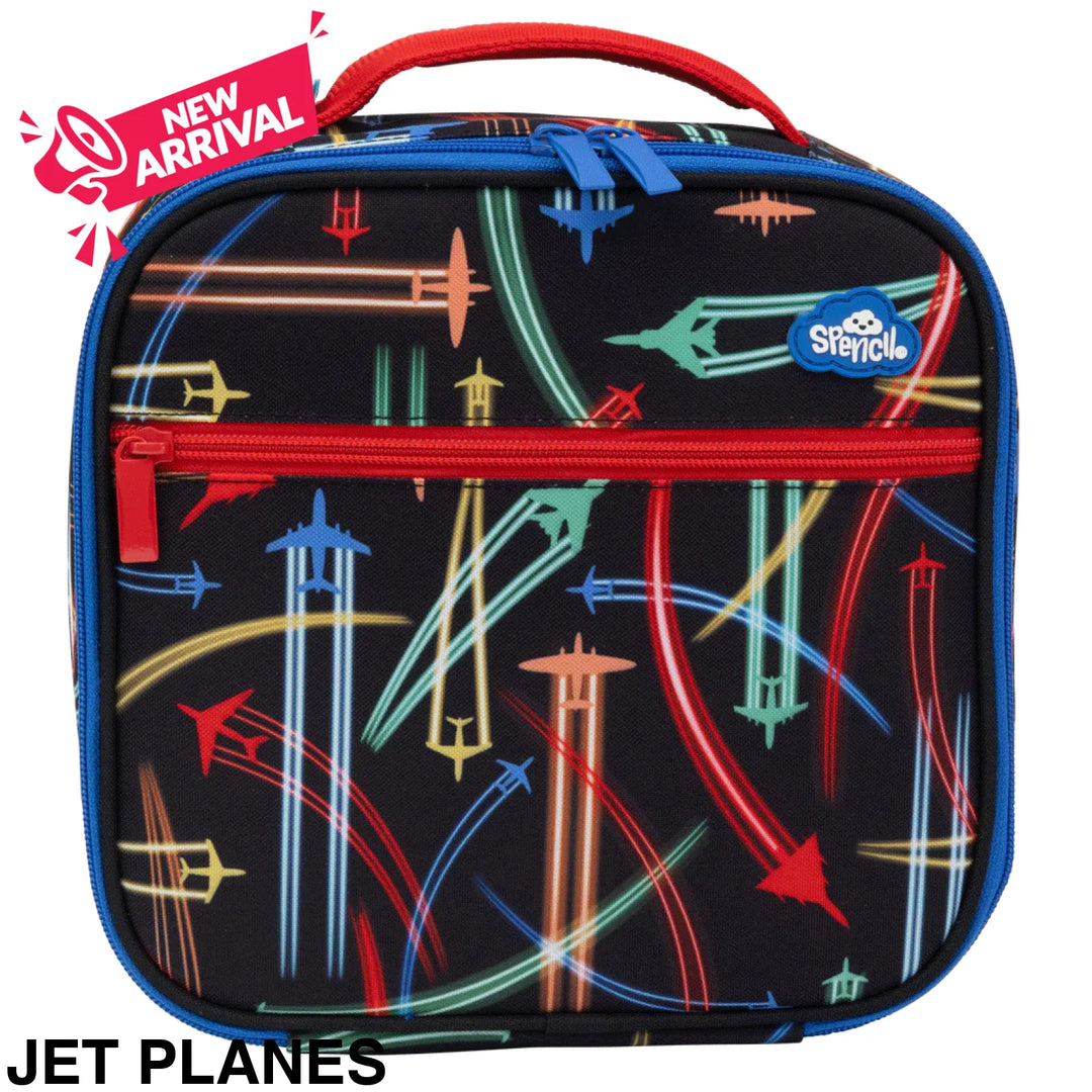 Spencil Little Cooler Lunch Bag Jet Planes