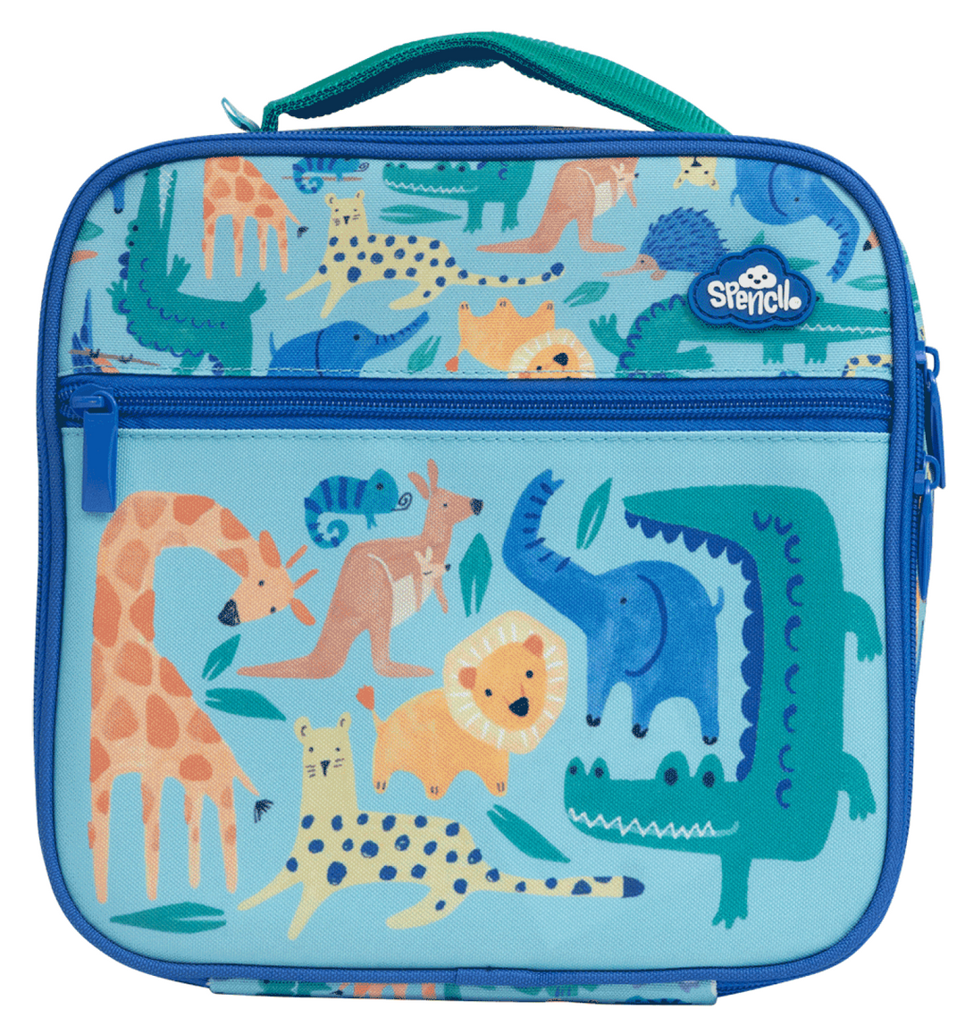 Spencil Little Cooler Lunch Bag Safari Puzzle