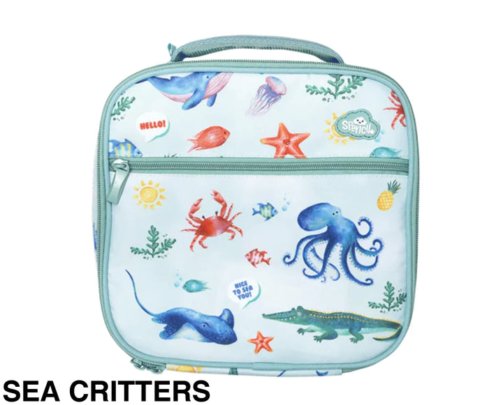 Spencil Little Cooler Lunch Bag Sea Critters
