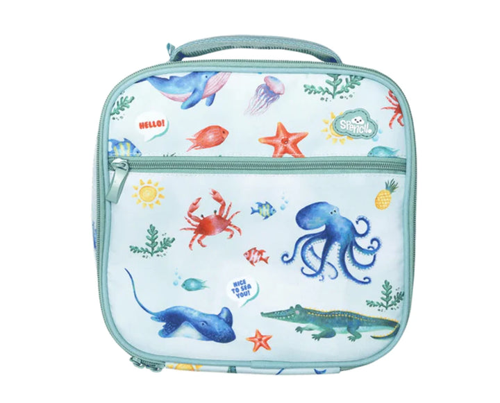 Spencil Little Cooler Lunch Bag Sea Critters
