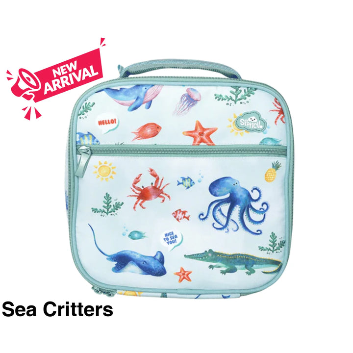 Spencil Little Cooler Lunch Bag Sea Critters
