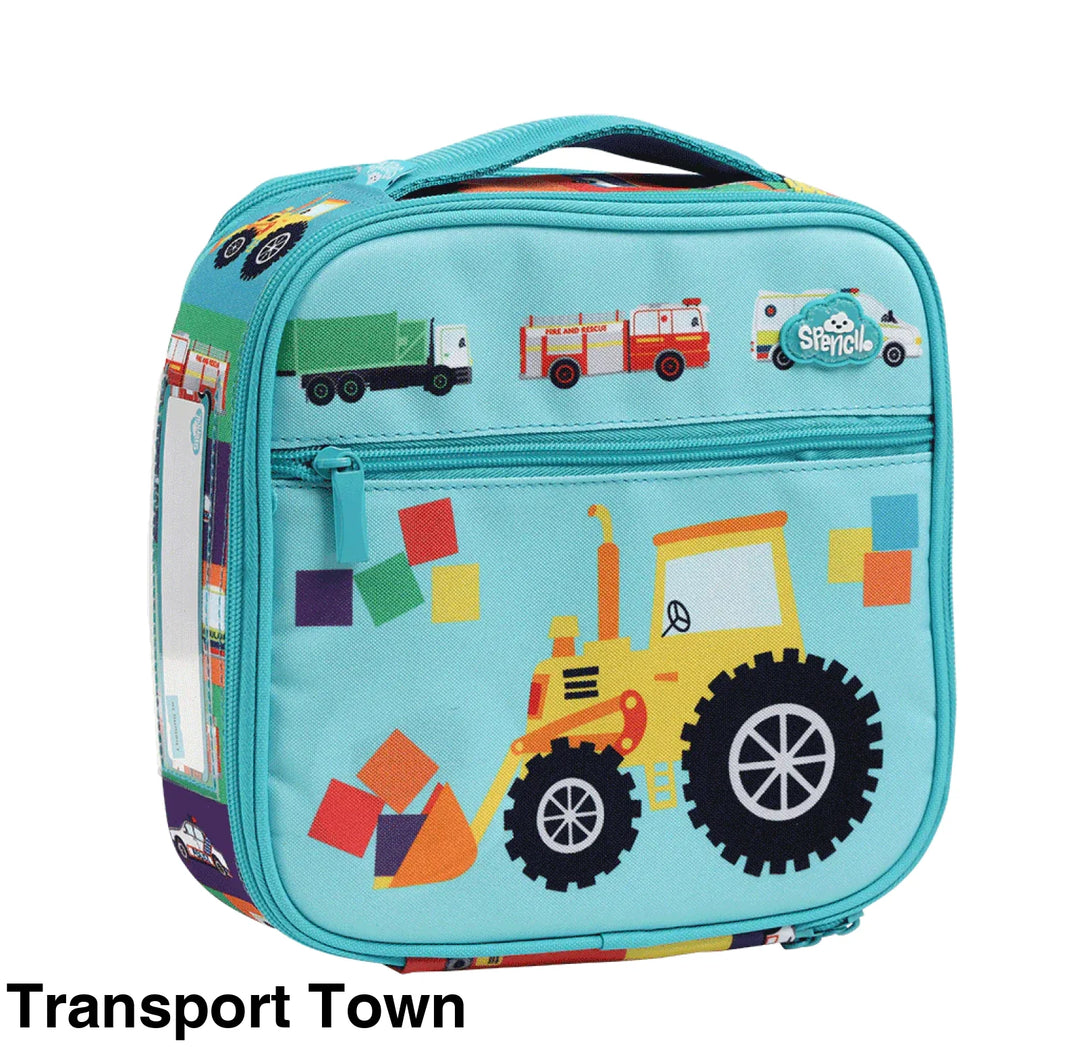 Spencil Little Cooler Lunch Bag Transport Town