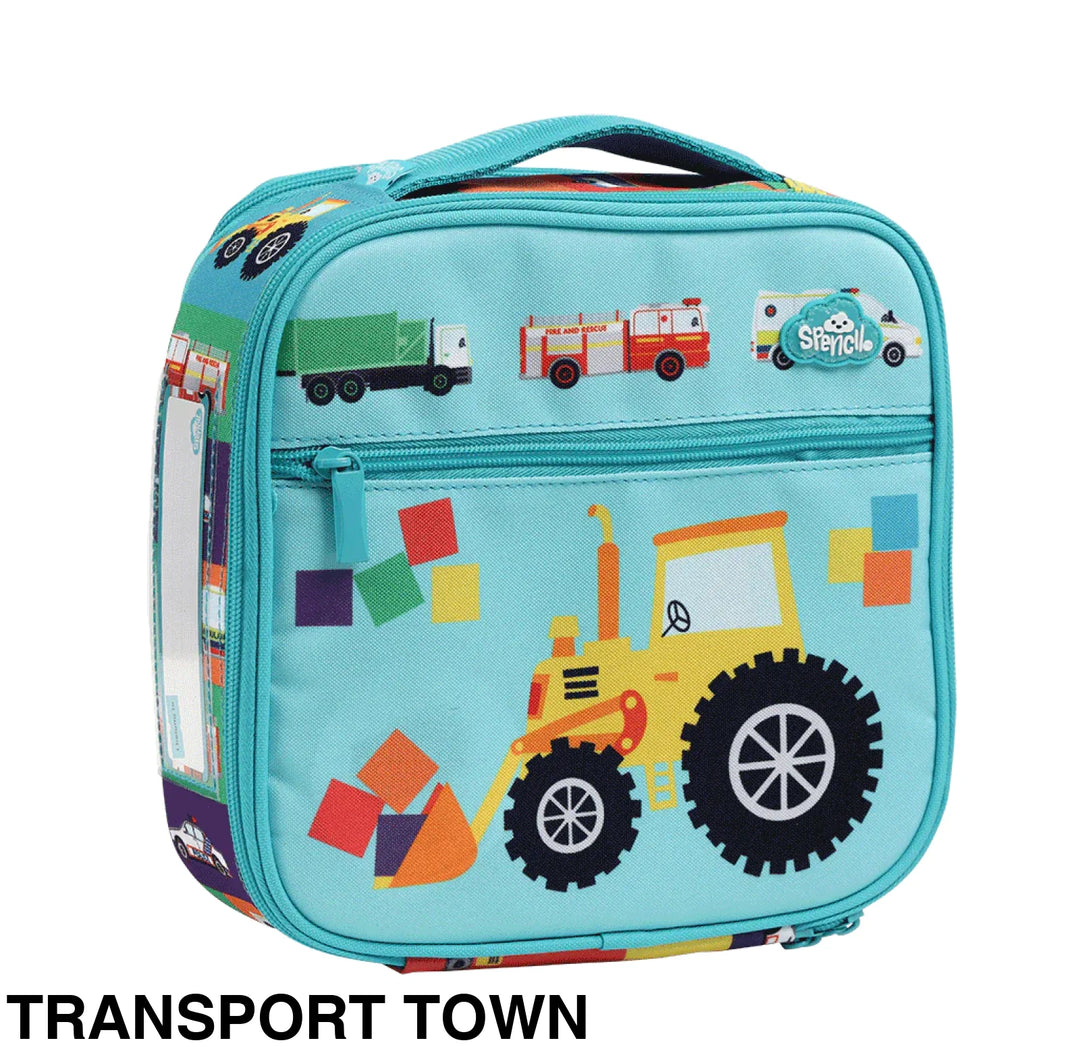Spencil Little Cooler Lunch Bag Transport Town