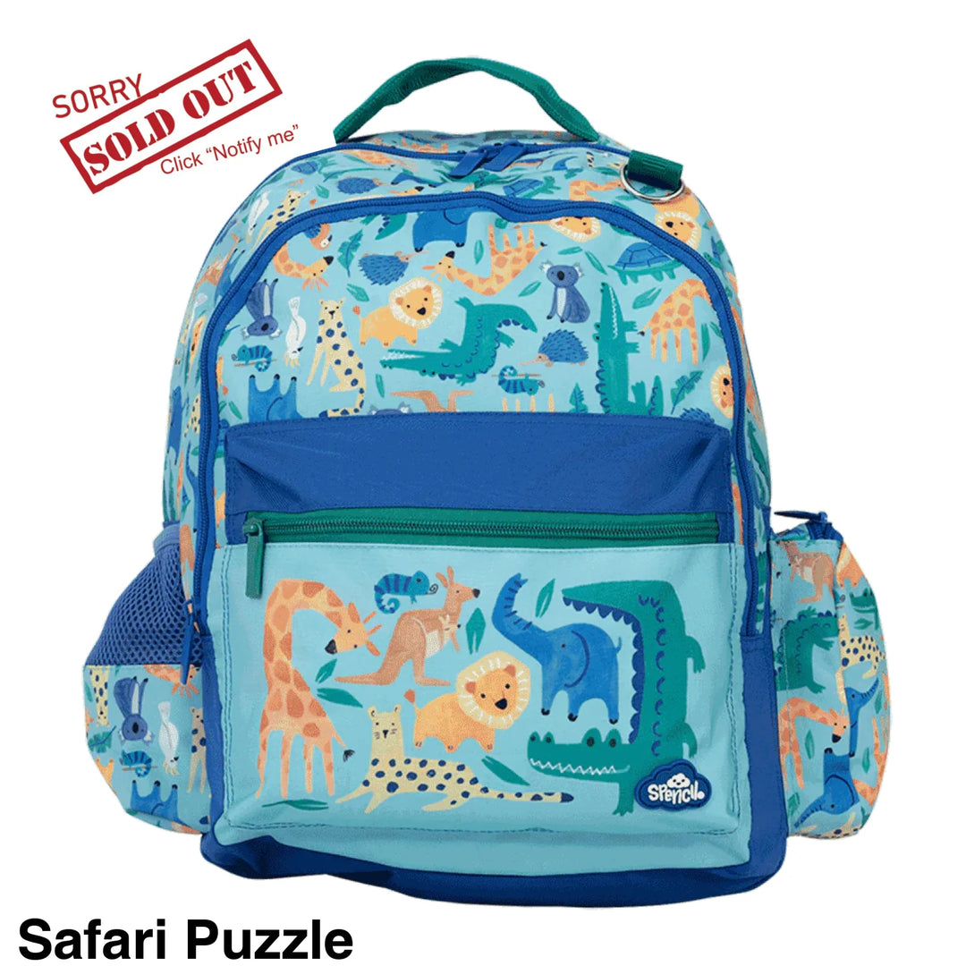 Spencil Little Kids Backpack Safari Puzzle