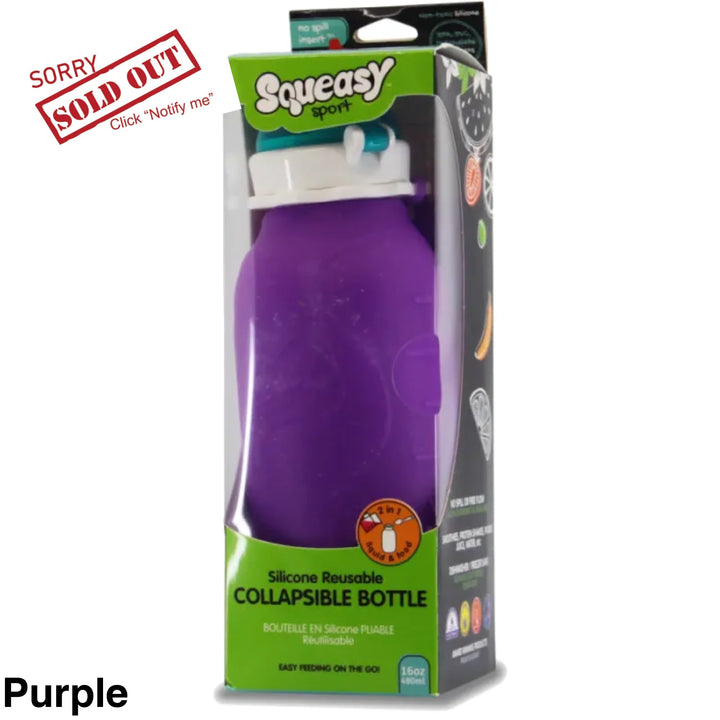 Squeasy Snacker 16Oz Purple