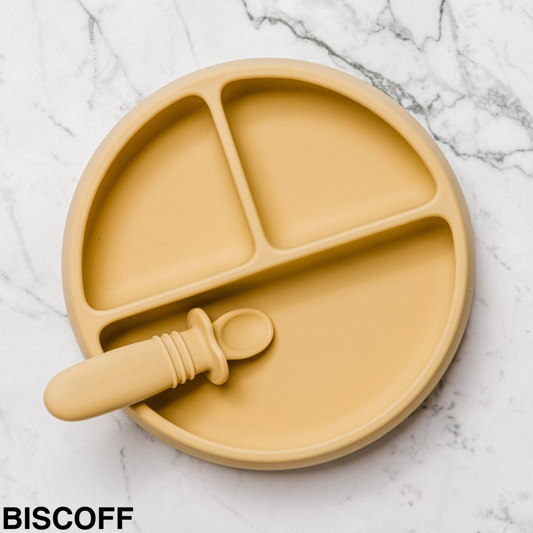Starting Solids Suckie Scoop Divided Plate Biscoff