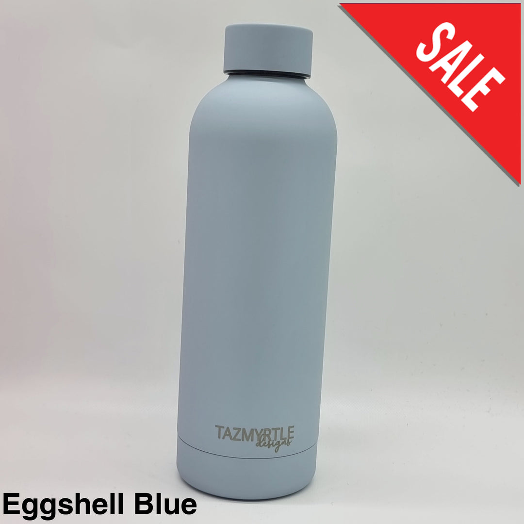 Tazmyrtle Insulated Drink Bottles 500Ml Eggshell Blue