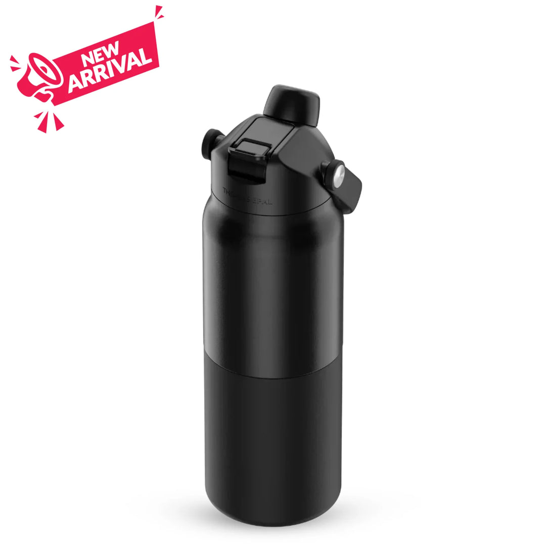 The Aussie Pal Cooler Pal Insulated Bottle 1L Black