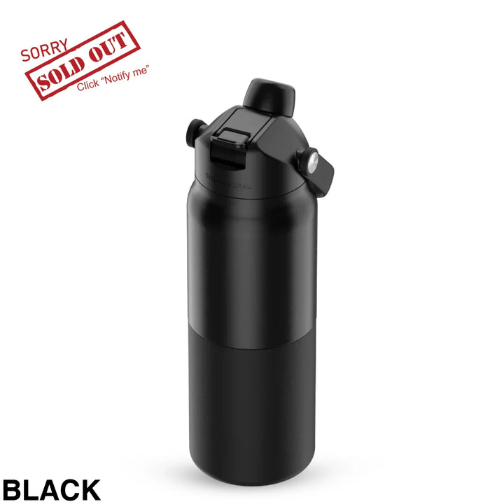 The Aussie Pal Cooler Pal Insulated Bottle 1L Black