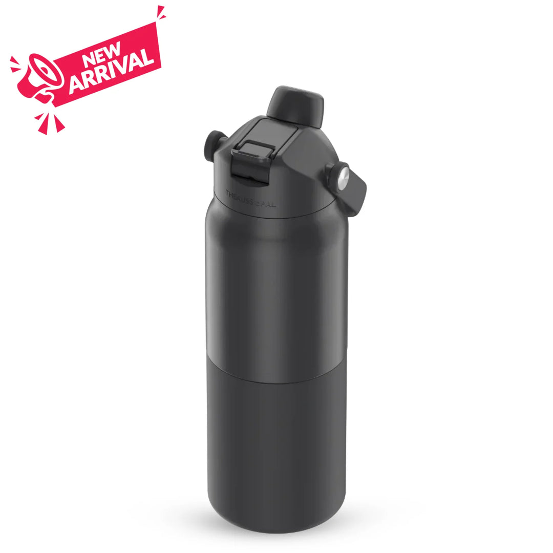 The Aussie Pal Cooler Pal Insulated Bottle 1L Charcoal