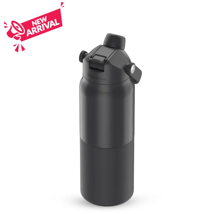 The Aussie Pal Cooler Pal Insulated Bottle 1L Charcoal