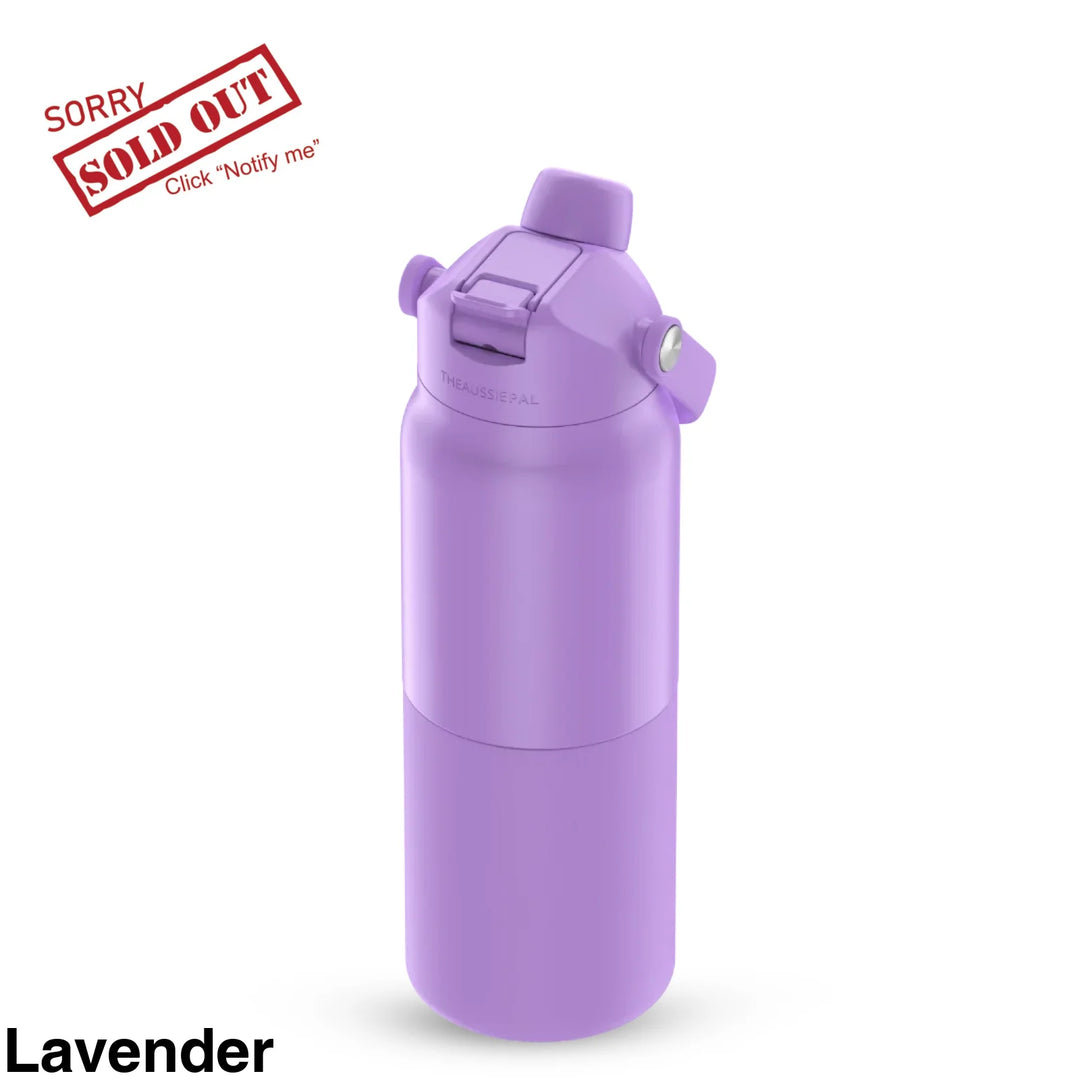 The Aussie Pal Cooler Pal Insulated Bottle 1L Lavender