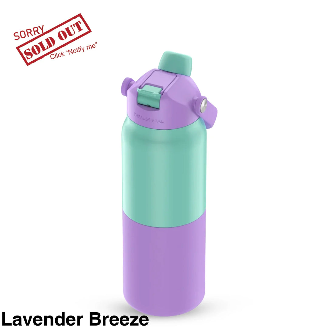 The Aussie Pal Cooler Pal Insulated Bottle 1L Lavender Breeze