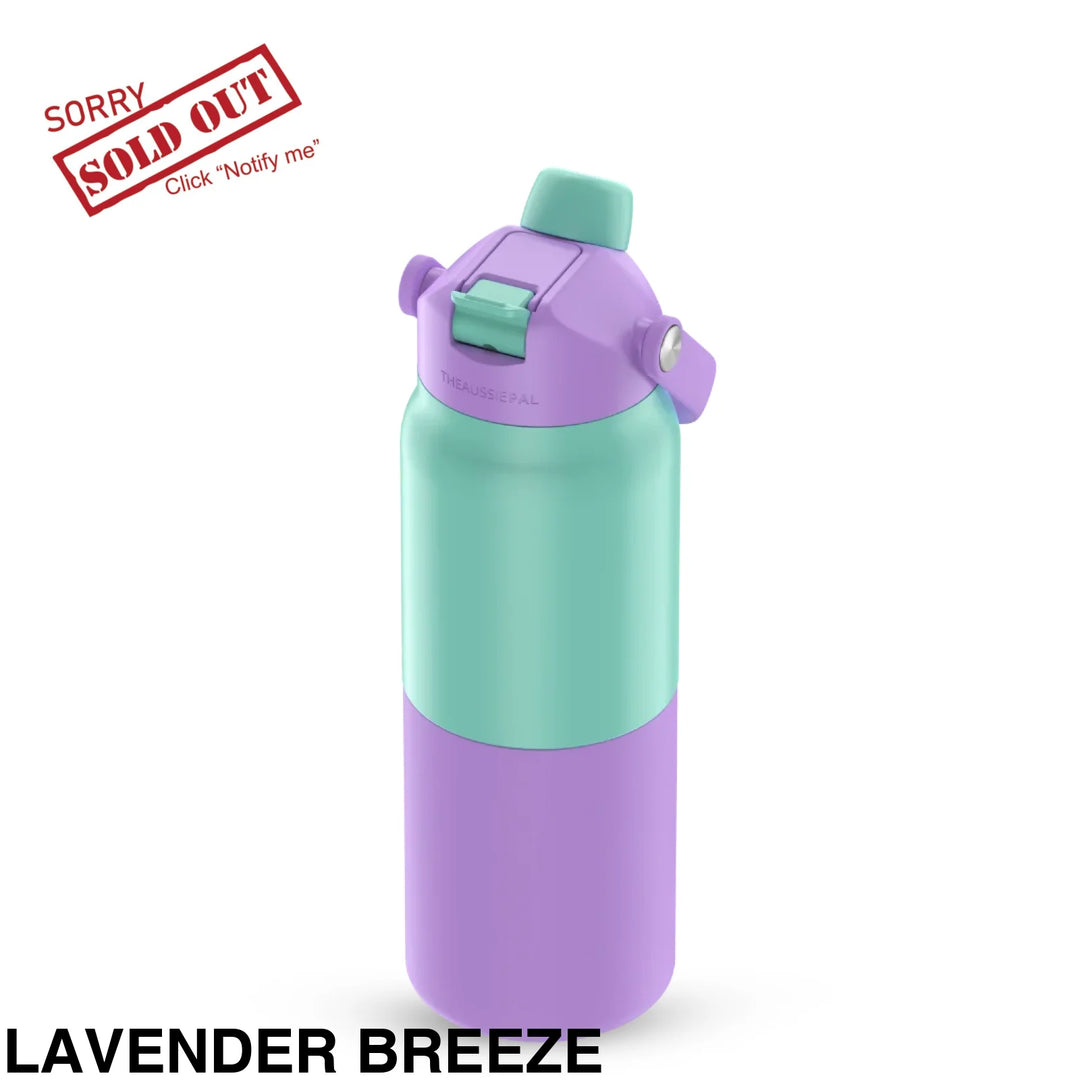 The Aussie Pal Cooler Pal Insulated Bottle 1L Lavender Breeze