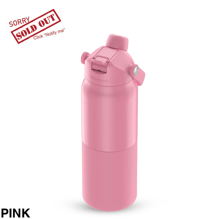 The Aussie Pal Cooler Pal Insulated Bottle 1L Pink