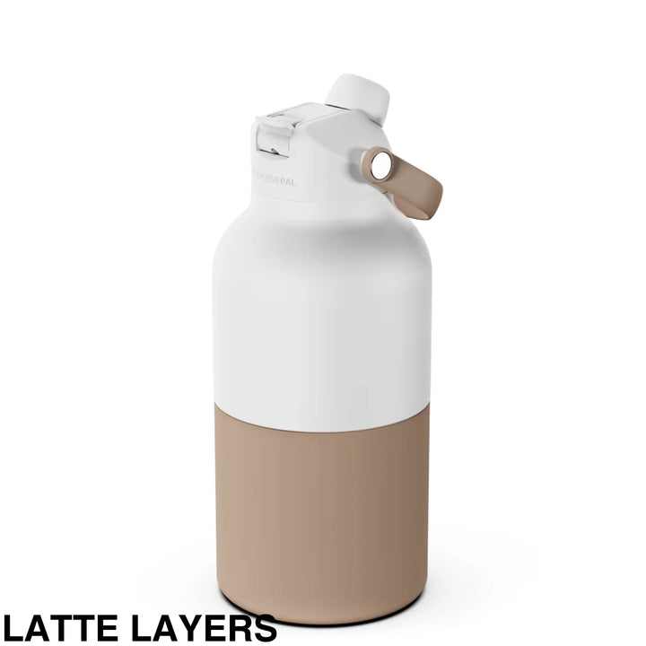The Aussie Pal Cooler Pal Insulated Bottle 2L Latte Layers