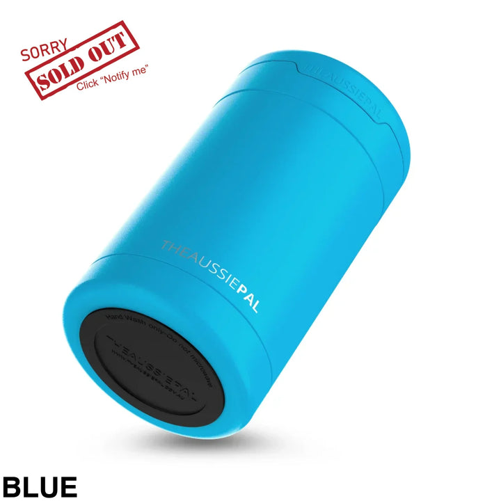 The Aussie Pal Cooler Insulated Stubby Holder Blue