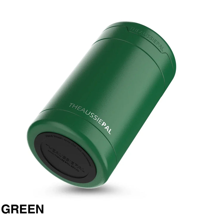 The Aussie Pal Cooler Insulated Stubby Holder Green