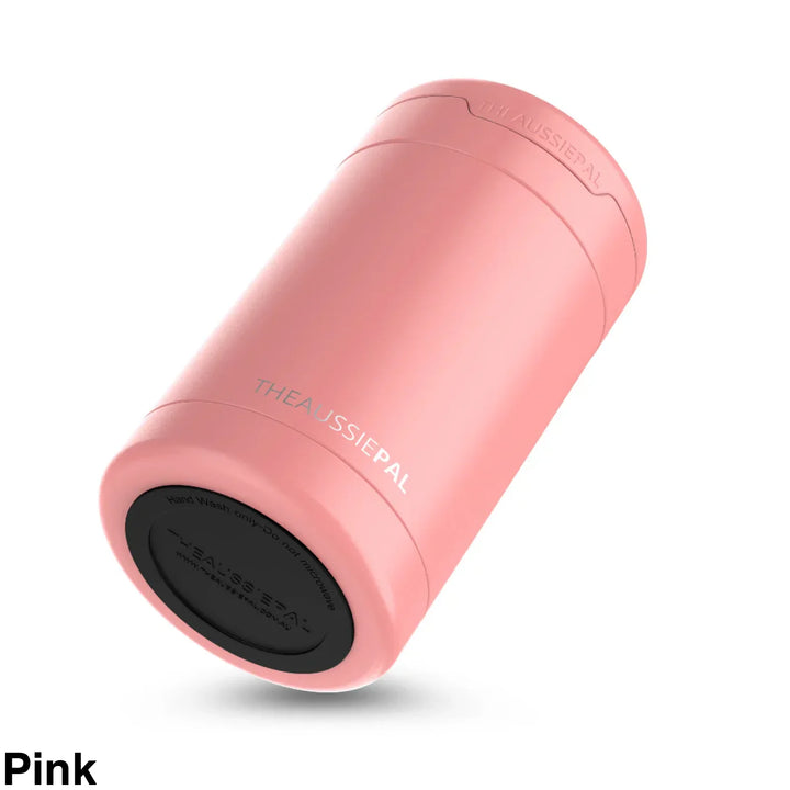 The Aussie Pal Cooler Insulated Stubby Holder Pink