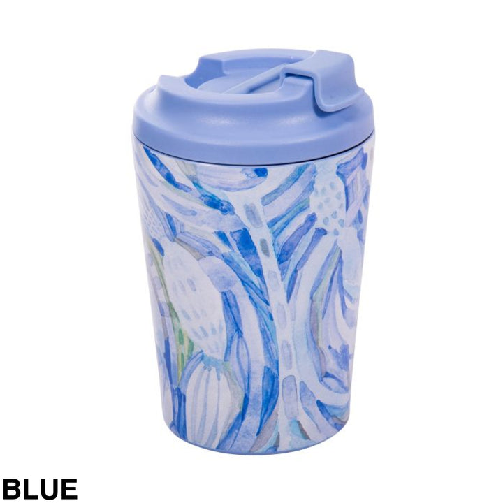 The Australian Collection - Insulated Travel Cup 350ml - Tara Axford Blue