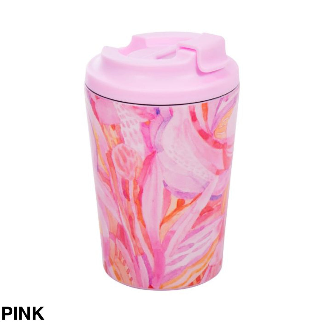 The Australian Collection - Insulated Travel Cup 350ml - Tara Axford Pink