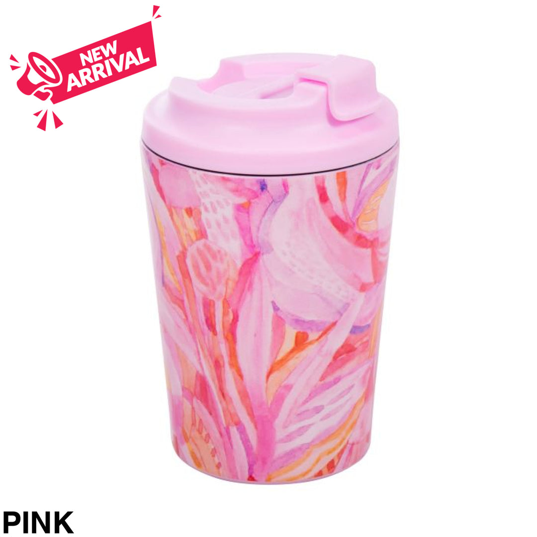 The Australian Collection - Insulated Travel Cup 350ml - Tara Axford Pink