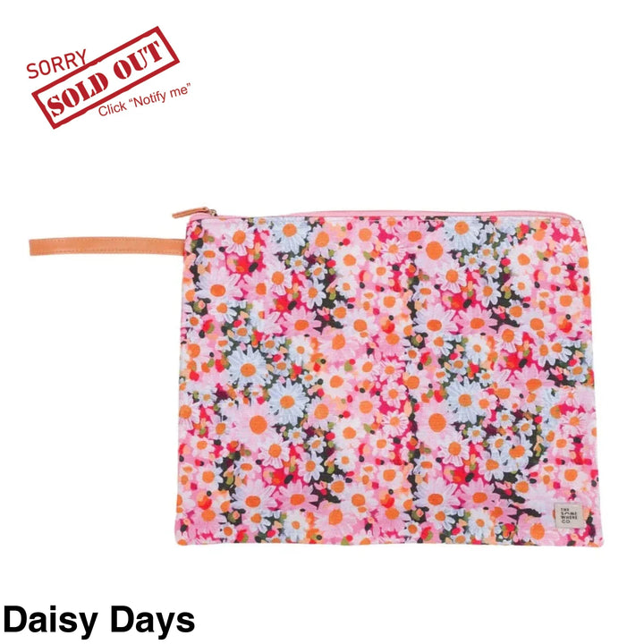 The Somewhere Co Wet Bag Large Daisy Days