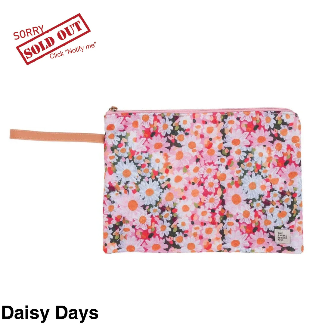 The Somewhere Co Wet Bag Small Daisy Days