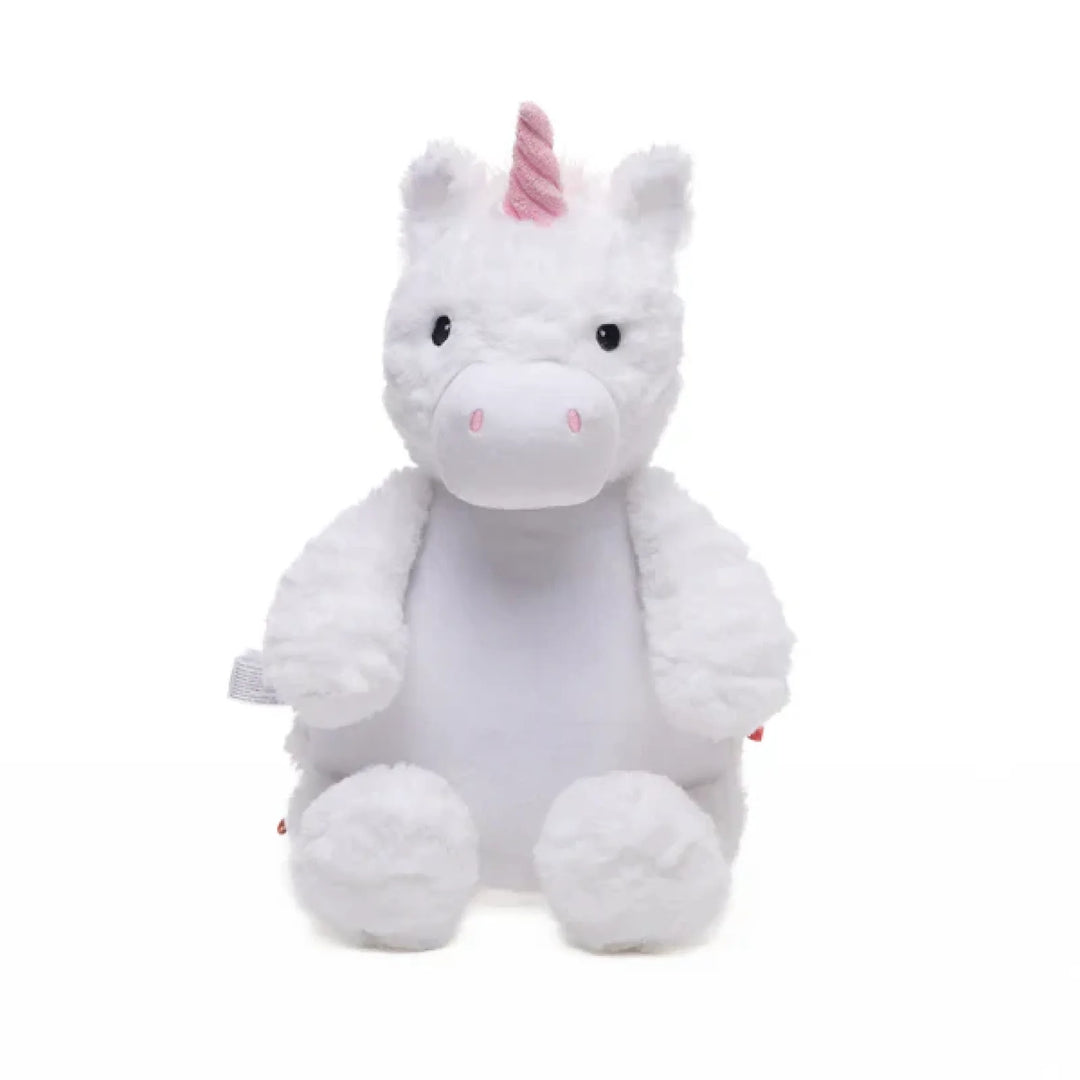 Unicorn White Cubby Fluffy NEW Cubbie