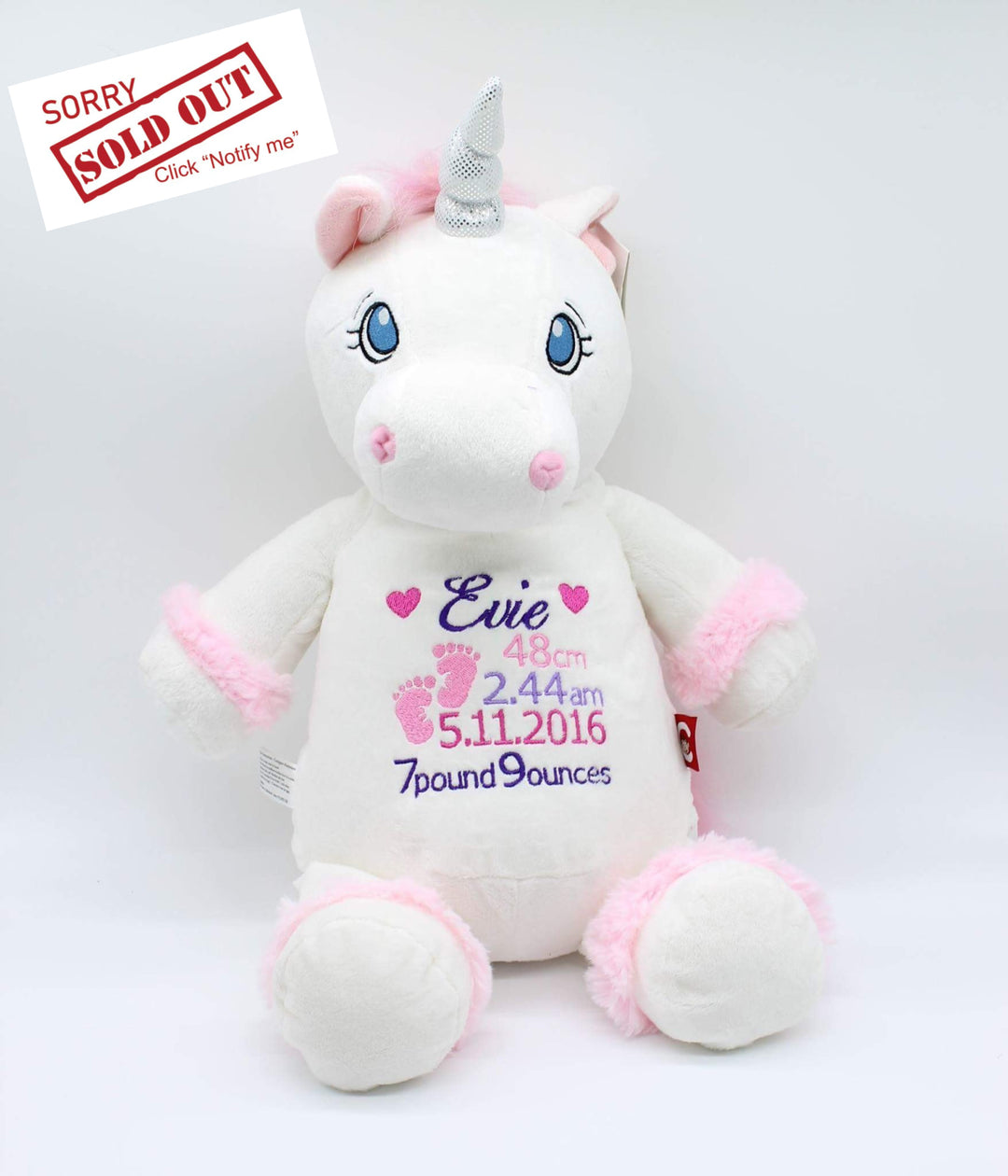 Unicorn White Cubbie