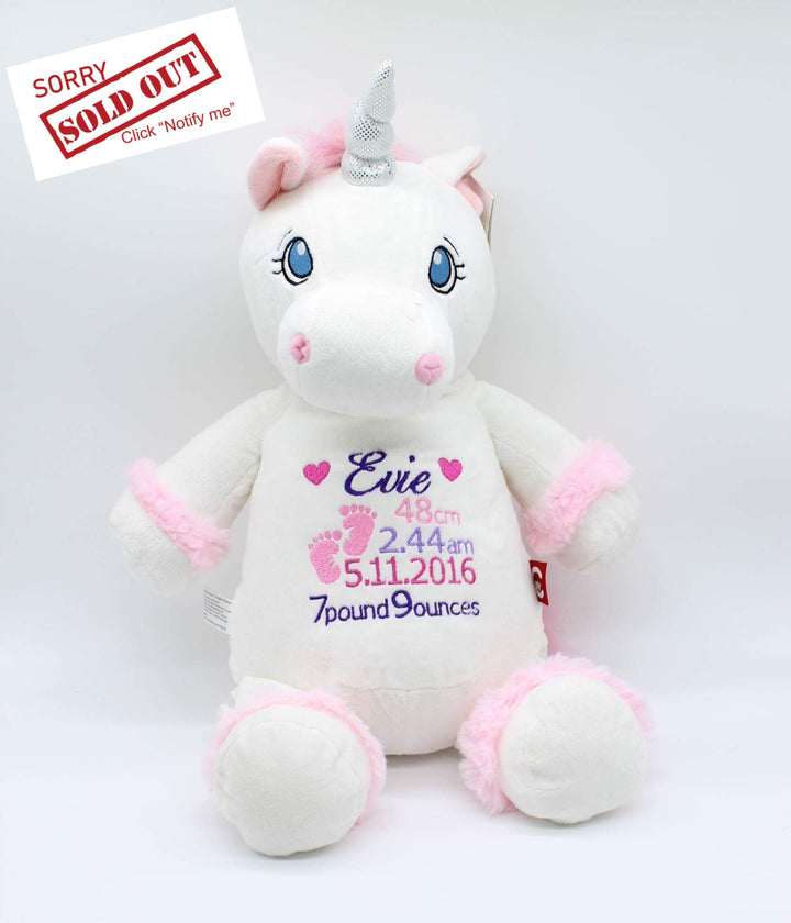 Unicorn White Cubbie