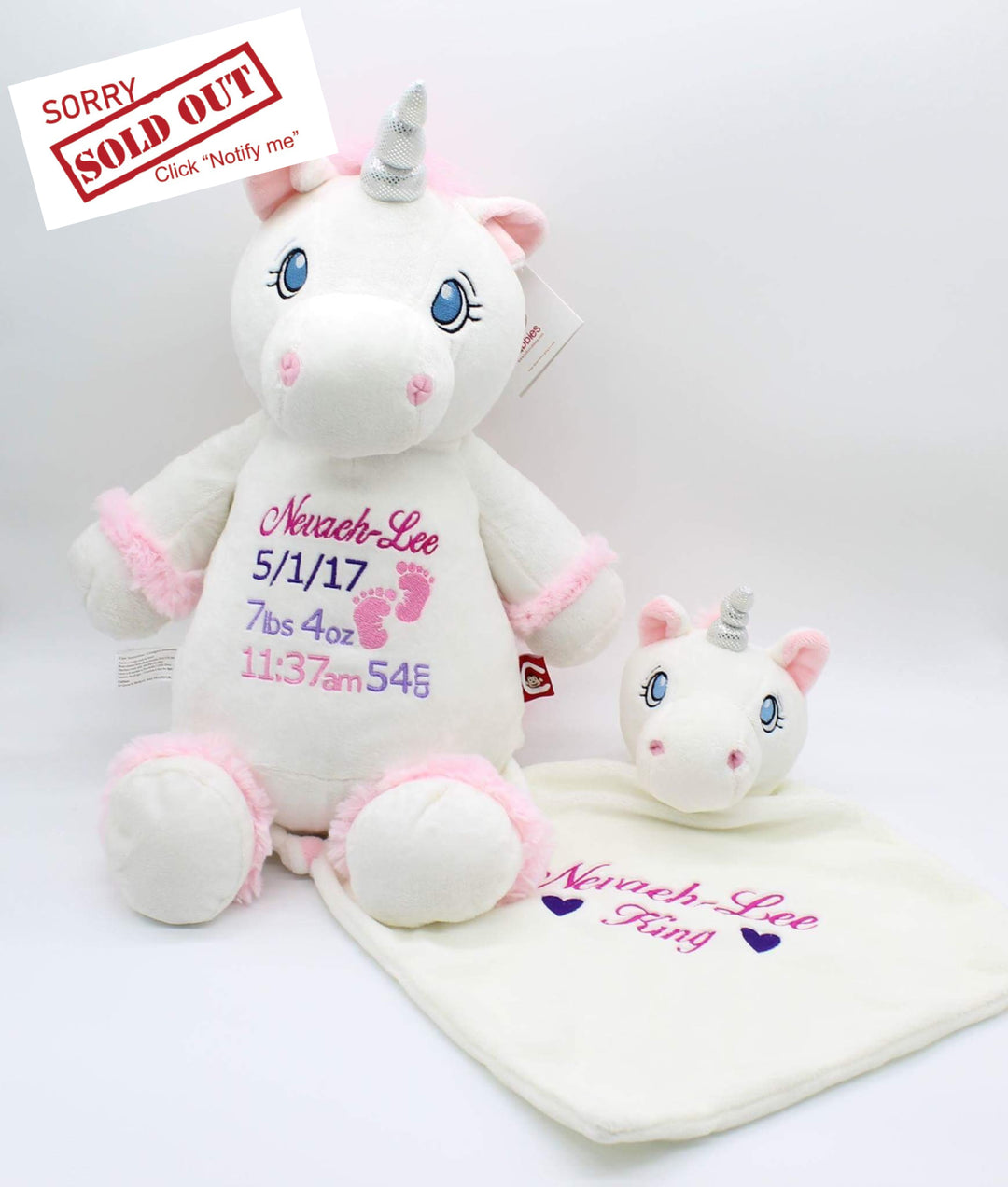 Unicorn White Cubbie