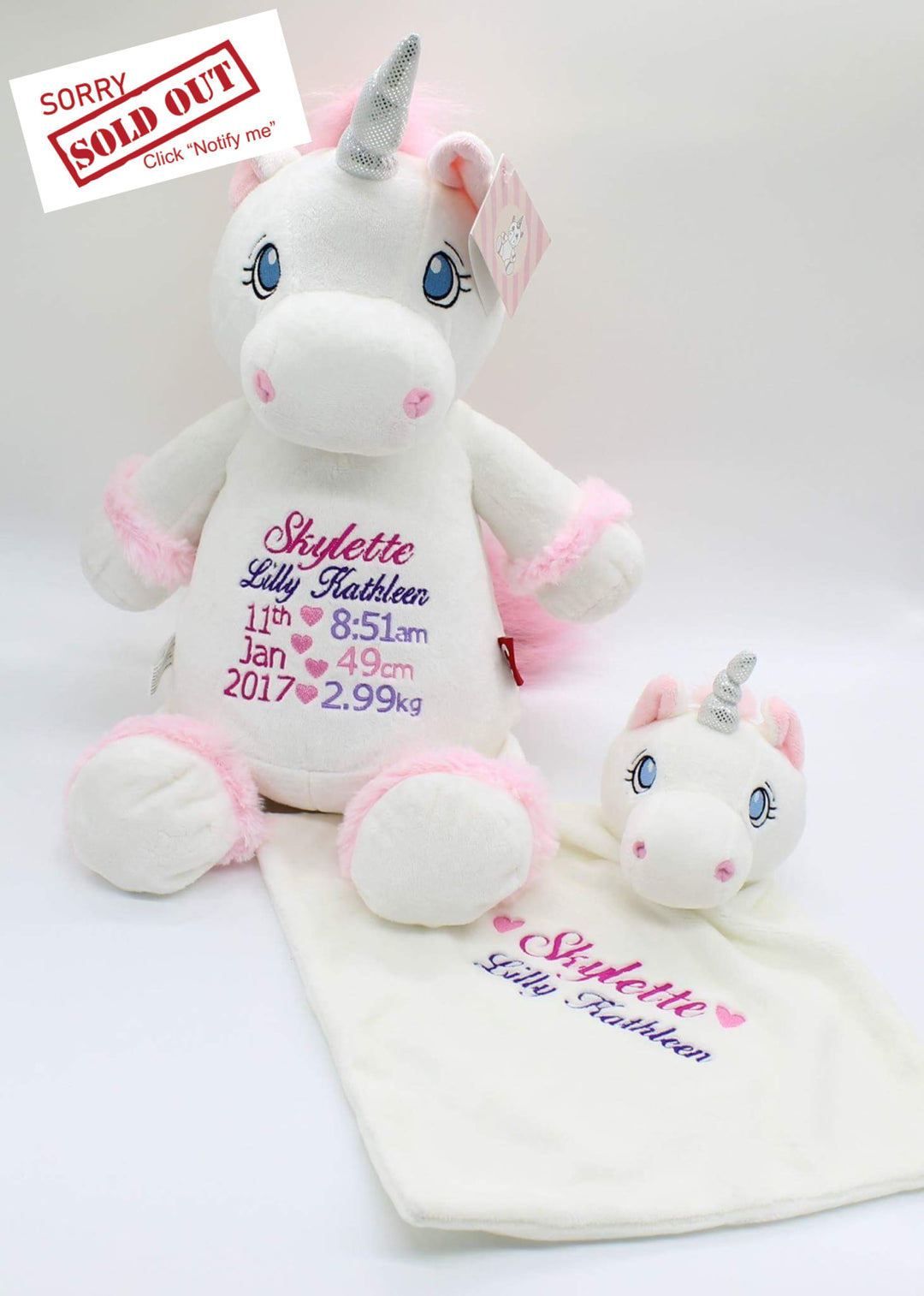 Unicorn White Cubbie