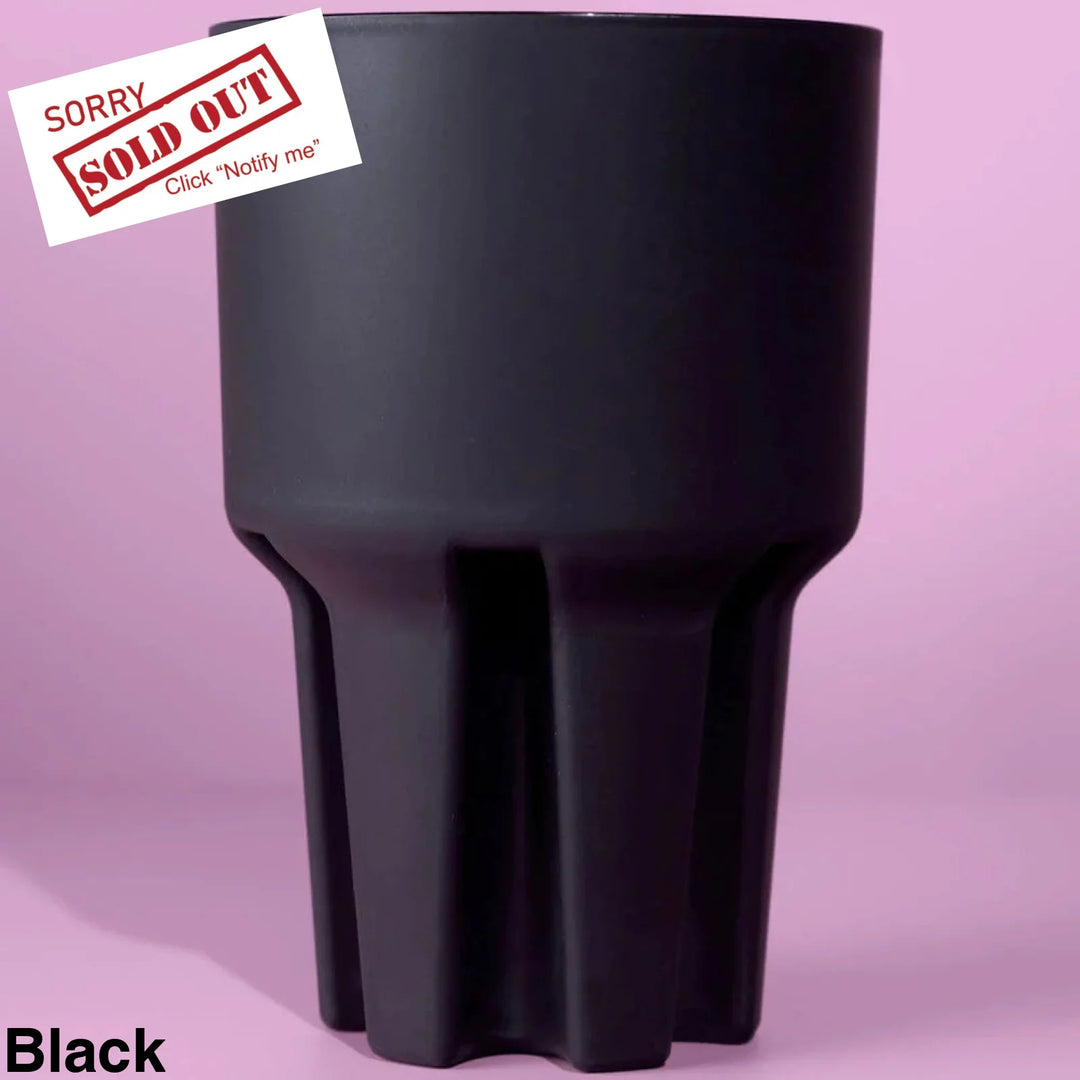 Willy & Bear Car Cup Holder Extender Black