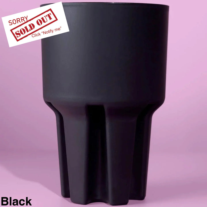 Willy & Bear Car Cup Holder Extender Black