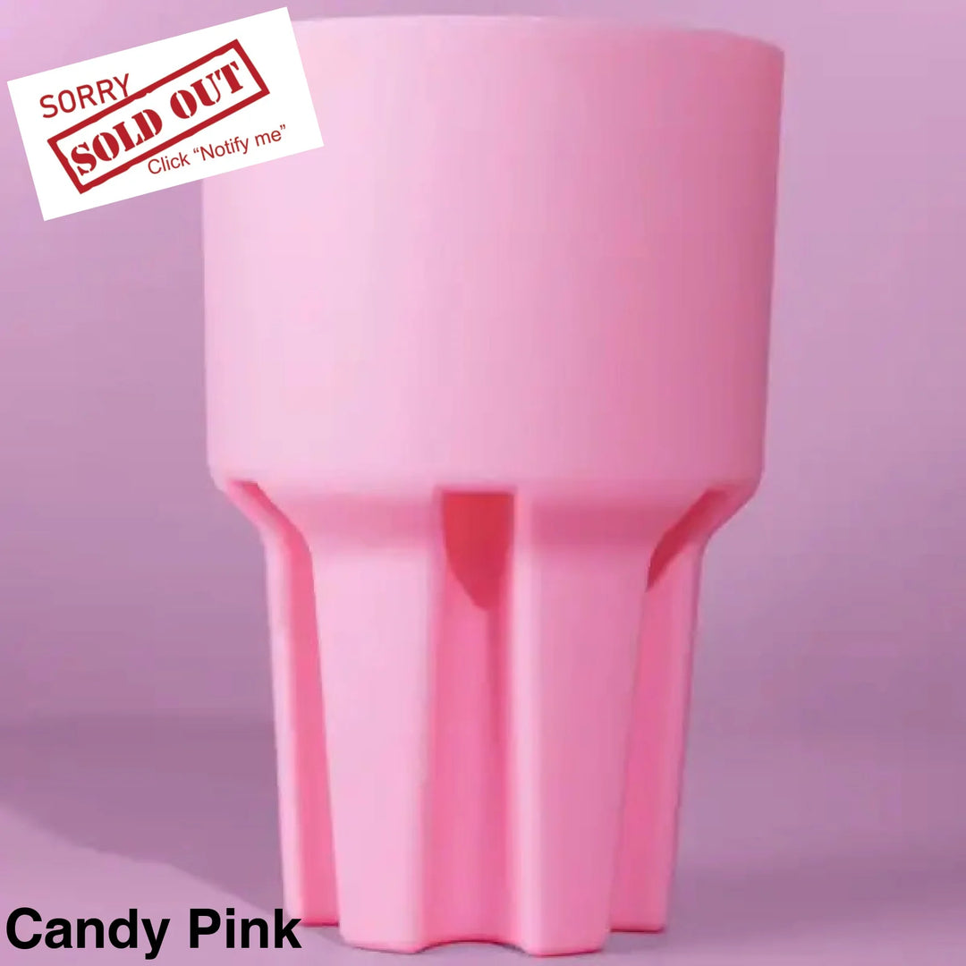Willy & Bear Car Cup Holder Extender Candy Pink