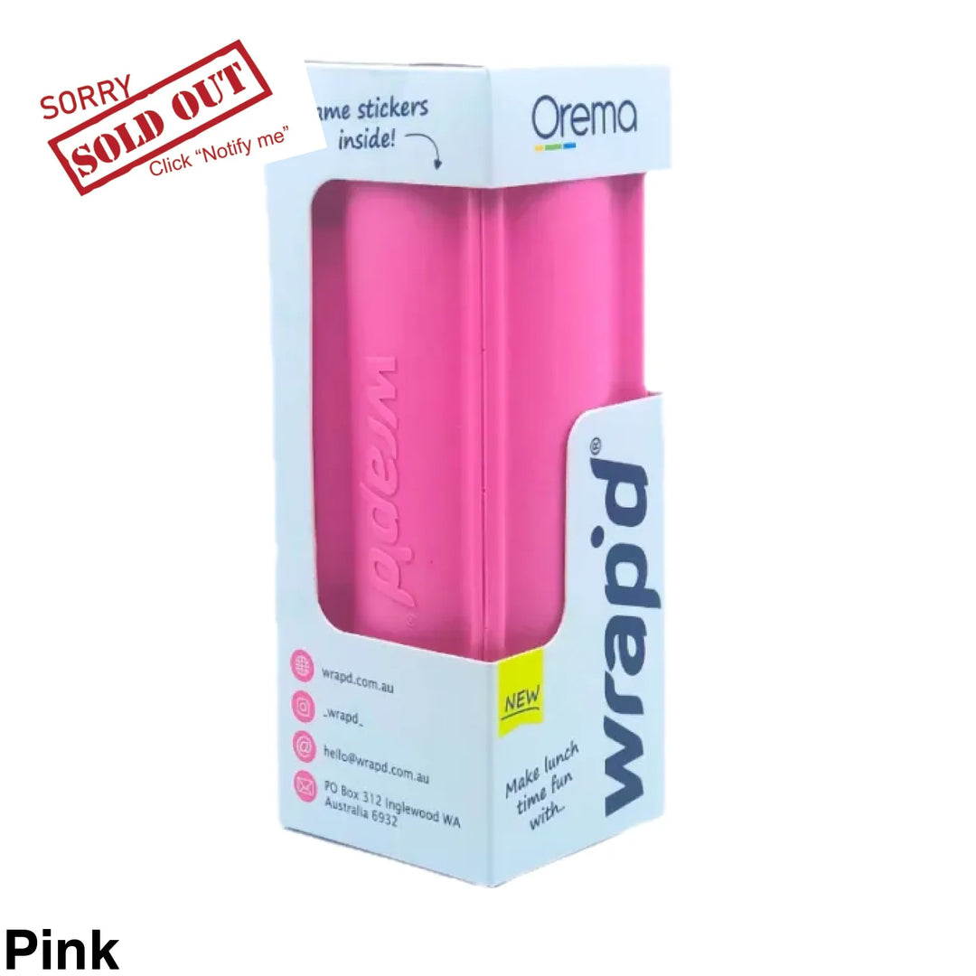 Wrapd Silicone Wrap Holder Pink