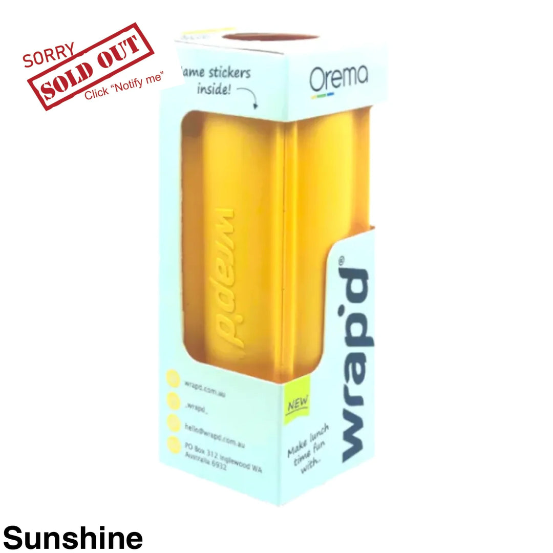 Wrapd Silicone Wrap Holder Sunshine