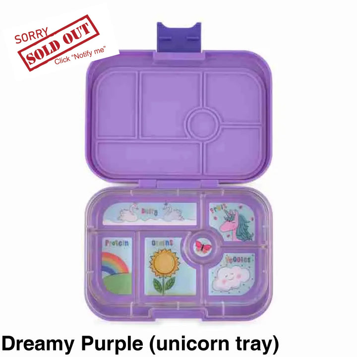 Yumbox Original 6 Compartment Dreamy Purple (Unicorn Tray)