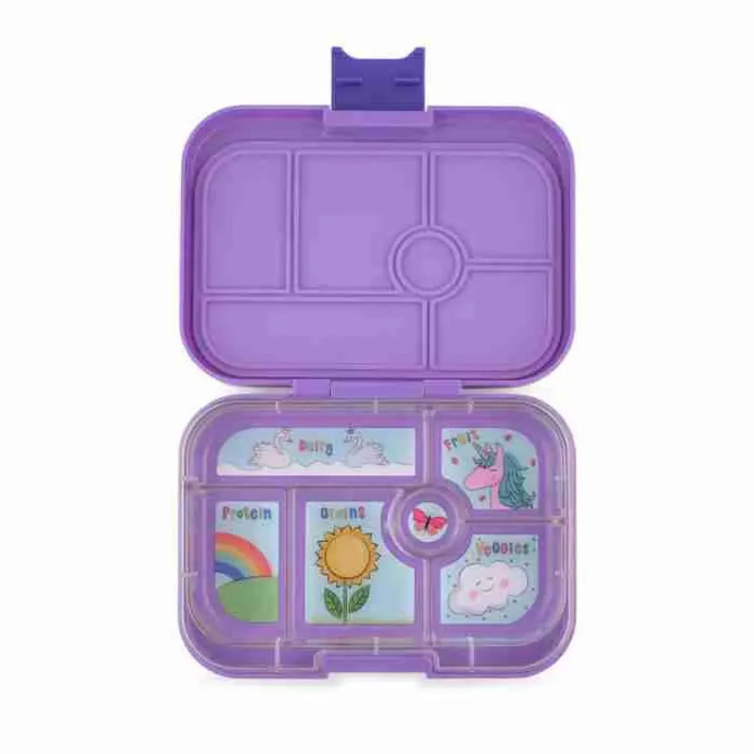 Yumbox Original 6 Compartment Dreamy Purple (Unicorn Tray)