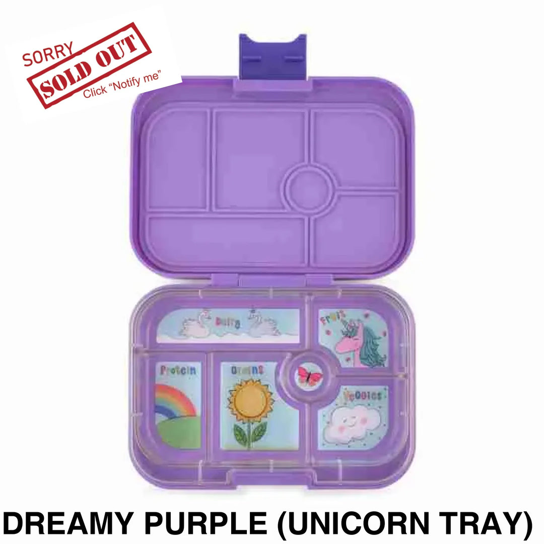 Yumbox Original 6 Compartment Dreamy Purple (Unicorn Tray)