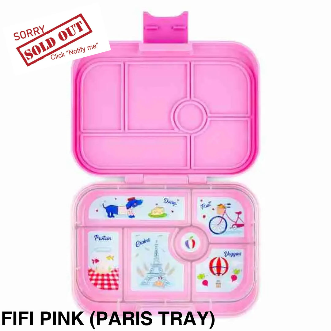 Yumbox Original 6 Compartment Fifi Pink (Paris Tray)