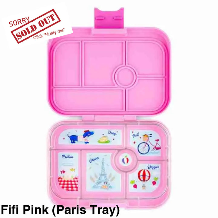 Yumbox Original 6 Compartment Fifi Pink (Paris Tray)