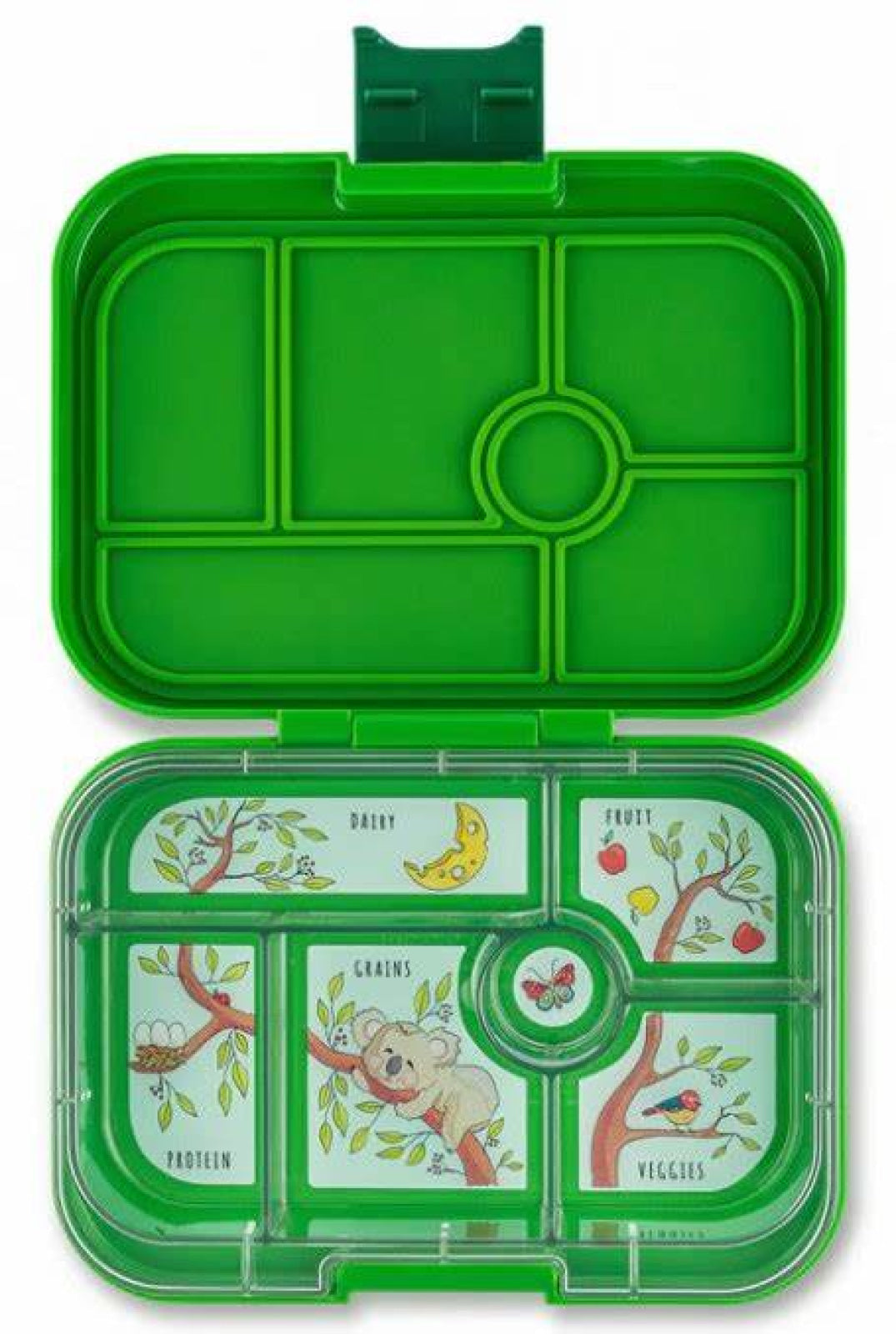 Yumbox Original 6 Compartment Go Green (Koala Tray)