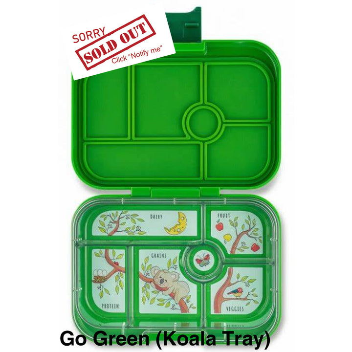 Yumbox Original 6 Compartment Go Green (Koala Tray)