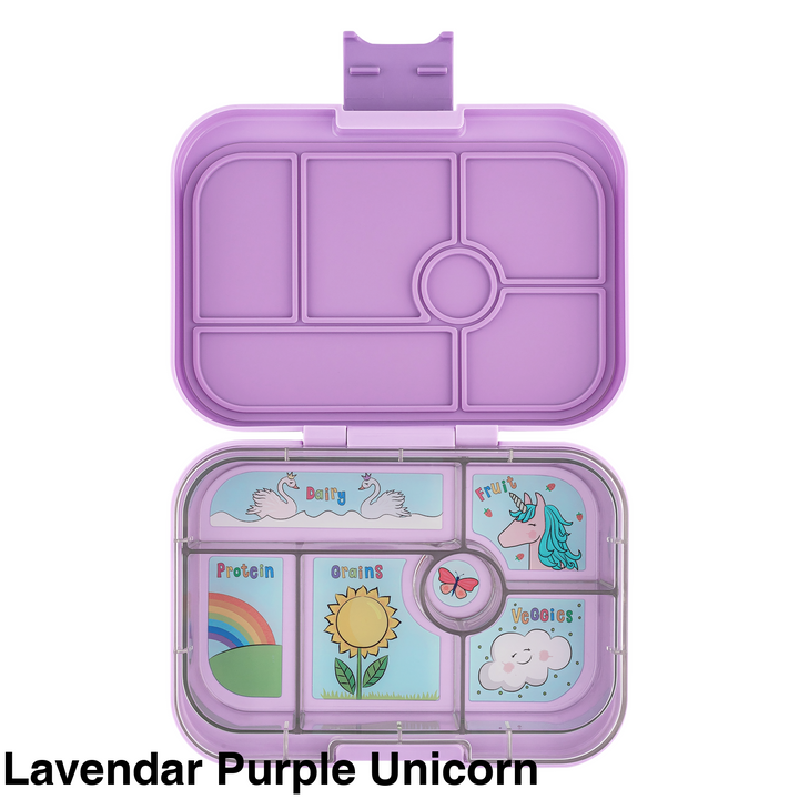 Yumbox Original 6 Compartment Lavendar Purple Unicorn