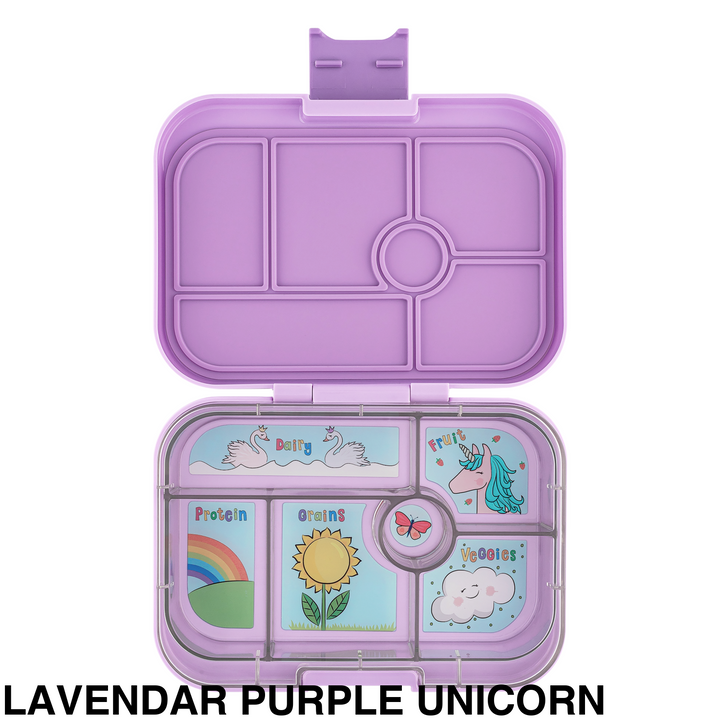 Yumbox Original 6 Compartment Lavendar Purple Unicorn