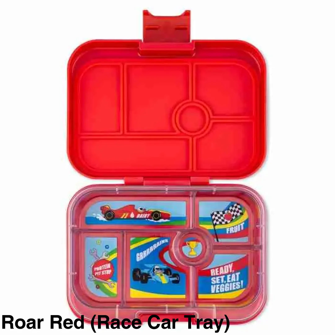 Yumbox Original 6 Compartment Roar Red (Race Car Tray)