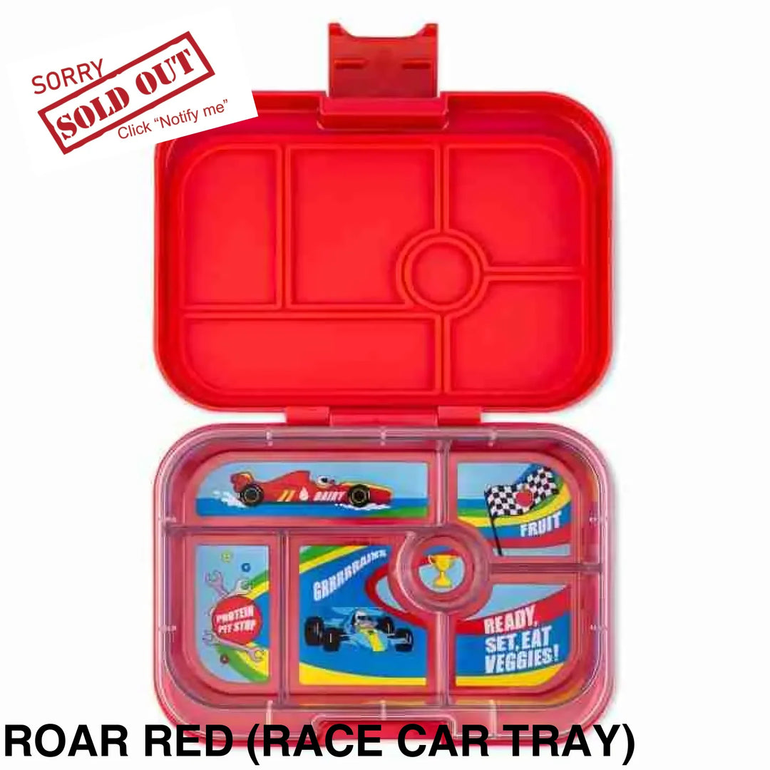 Yumbox Original 6 Compartment Roar Red (Race Car Tray)