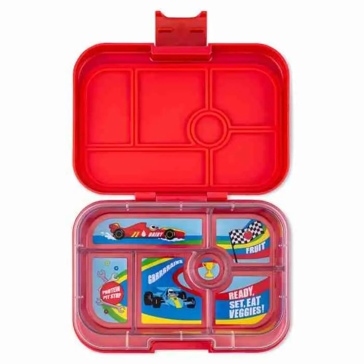 Yumbox Original 6 Compartment Roar Red (Race Car Tray)